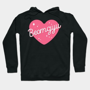 TXT Beomgyu pink heart Hoodie